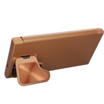 Obal Nillkin Qin Book Prop Samsung Galaxy S24+ 5G S926 Brown