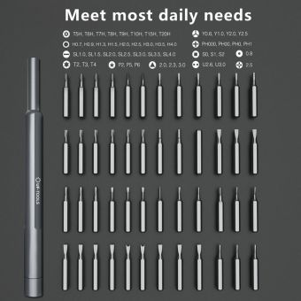UF-TOOLS, skrutkovač, sada 48v1, šedý