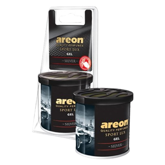 Areon GSLB02 GelCan Silver 80g, osviežovač vzduchu