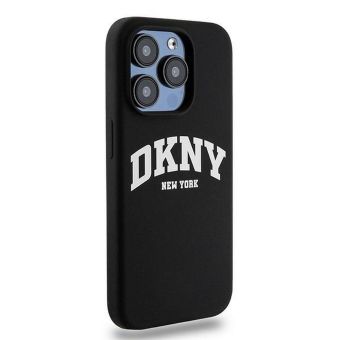 DKNY Liquid Silicone Arch Logo MagSafe Apple iPhone 15 Pro DKHMP15LSNYACH Black