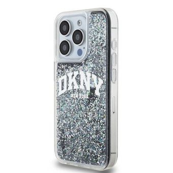 DKNY Liquid Glitter Arch Logo Apple iPhone 13 Pro DKHCP13LLBNAEK Black