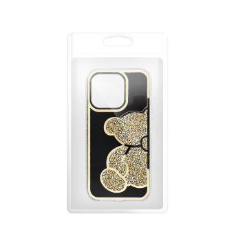Obal TEDDY BEAR Case Apple iPhone 15 gold
