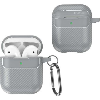 Carbon Airpods/Airpods 2 sivé