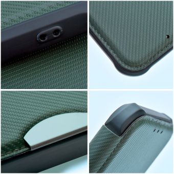 Obal RAZOR Book Apple iPhone 16 Pro dark green