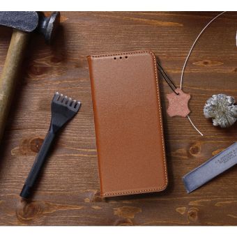 Obal Leather Smart Pro Book Apple iPhone 16 Pro Max brown