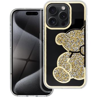 Obal TEDDY BEAR Case Apple iPhone 14 gold