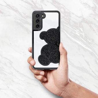 Obal TEDDY BEAR Case Samsung Galaxy S22 5G S901 black
