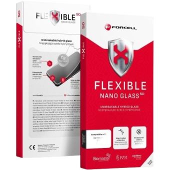 Forcell Flexible Nano Glass 5D Apple iPhone 16 Pro Max black