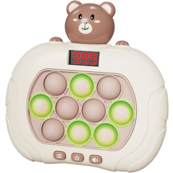 Maxlife MXPS-200, prenosná hra s displejom, medvedík, hnedá