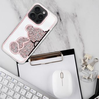 Obal TEDDY BEAR Case Apple iPhone 16 Pro Max pink