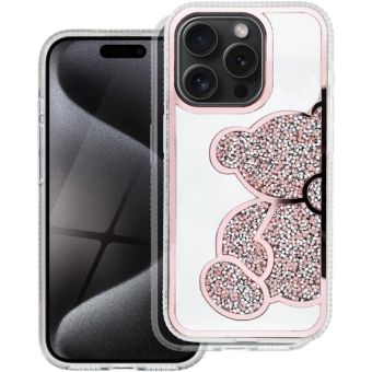 Obal TEDDY BEAR Case Apple iPhone 16 Pro Max pink
