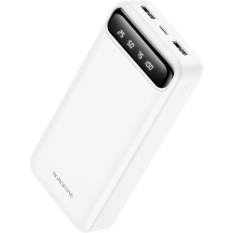 Borofone Freeway BJ14A 20000mAh 2xUSB-A White