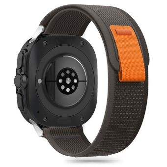 Tech-Protect Nylon Samsung Galaxy Watch Ultra 47mm black/orange
