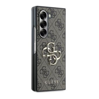 Obal Guess PU 4G Metal Logo Samsung Galaxy Z Fold6 5G F956 GUHCZFD64GMGBR Brown