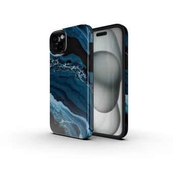 FORCELL F-PROTECT Mirage case compatible with MagSafe for IPHONE 16 PLUS deep sea