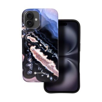 FORCELL F-PROTECT Mirage case compatible with MagSafe for IPHONE 16 PLUS gold island