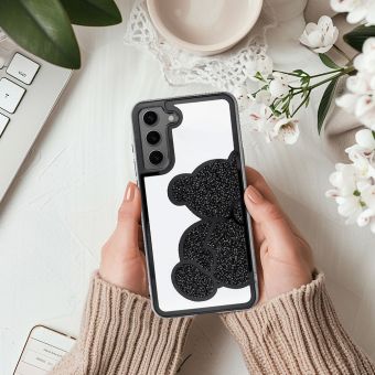 Obal TEDDY BEAR Case Samsung Galaxy S24 FE 5G S721 black