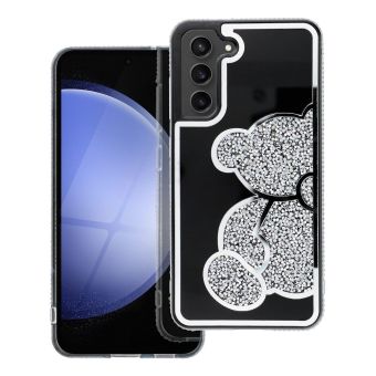Obal TEDDY BEAR Case Samsung Galaxy S24 FE 5G S721 silver