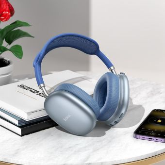HOCO W55 wireless headphones bluetooth sky blue