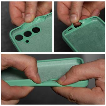 Obal Case SILICONE 2mm Motorola Moto G85 5G mint