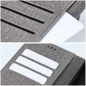 Obal GOMMA Book Samsung Galaxy S24 FE 5G S721 gray