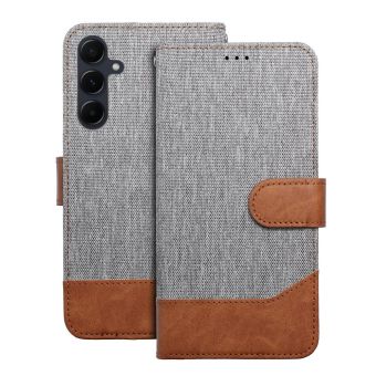 Obal JEANS Book Samsung Galaxy A50 A505 gray