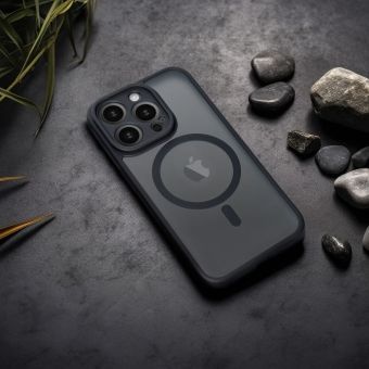 Obal FULL MATTE MAG COVER case MagSafe Xiaomi Redmi Note 14 Pro 5G black