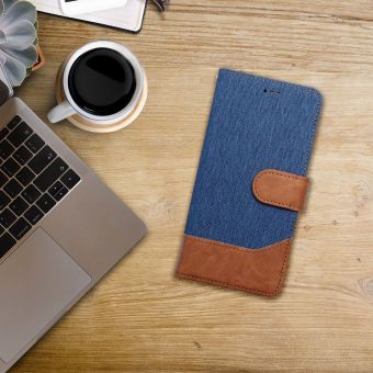 Obal JEANS Book Samsung Galaxy A50 A505 blue