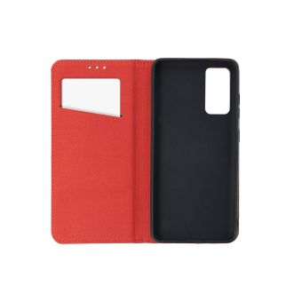 Obal SMART PRO Book Leather Xiaomi Redmi 14C/POCO C75 červený