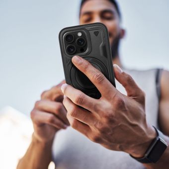 Obal Case FROST ARMOR Apple iPhone 15 Pro black