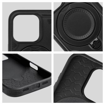 Obal Case FROST ARMOR Apple iPhone 15 black