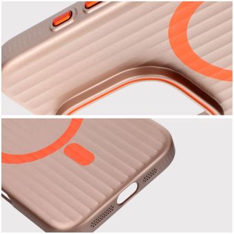 Obal Case SIMPLY MagSafe Apple 16 Plus titanium desert