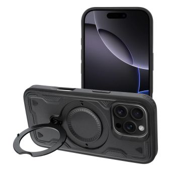 Obal Case FROST ARMOR Apple iPhone 16 black