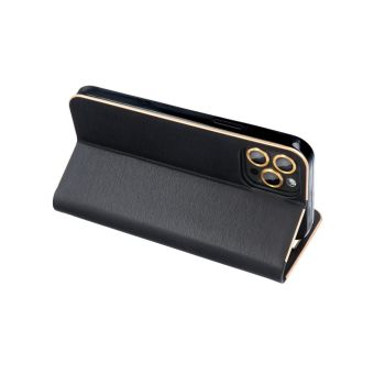 Obal LUNA Book Gold Xiaomi Redmi Note 14 Pro 5G/14 Pro+ 5G/POCO X7 5G black