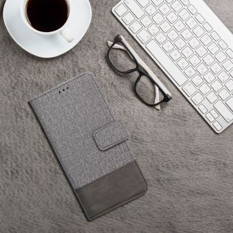Obal GOMMA Book Xiaomi Redmi Note 14 Pro 5G/14 Pro+ 5G/POCO X7 5G gray