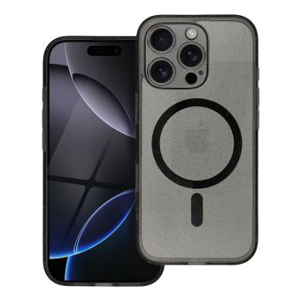 Obal CLEAR MAG COVER GLITTER MagSafe Samsung Galaxy S25 Ultra 5G S938 čierny