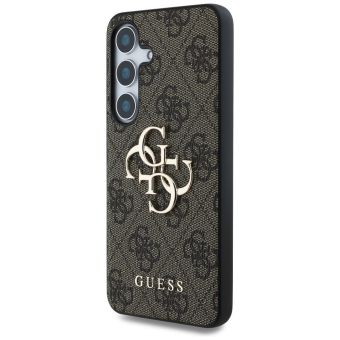 Obal Guess PU 4G Metal Logo Samsung Galaxy S25+ 5G S936 GUHCS25M4GMGBR Brown