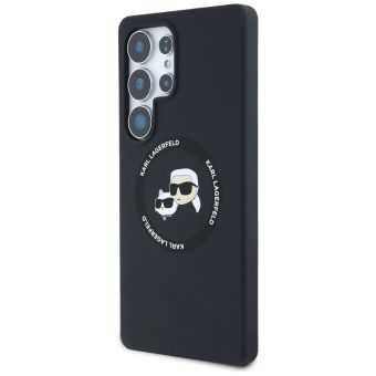 KARL LAGERFELD SAMSUNG S25 Ultra KLHMS25LSKCHTCK (Magnetic Silicone Double Heads) black