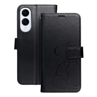 MEZZO Book case for SAMSUNG S25 Edge teddy bear black