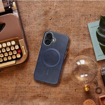 Obal GENTLEMAN MAG COVER Case MagSafe Apple iPhone 16 Pro Max modrý