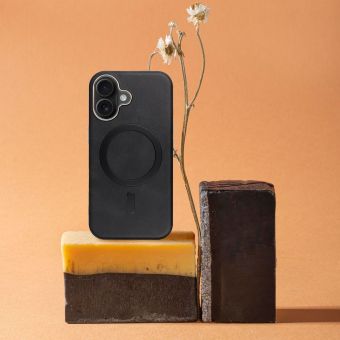 Obal GENTLEMAN MAG COVER Case MagSafe Apple iPhone 16 čierny