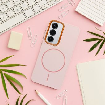 Obal FRAME MAG COVER MagSafe Samsung Galaxy A52 4G A525/A52 5G A526/A52s 5G A528 ružový