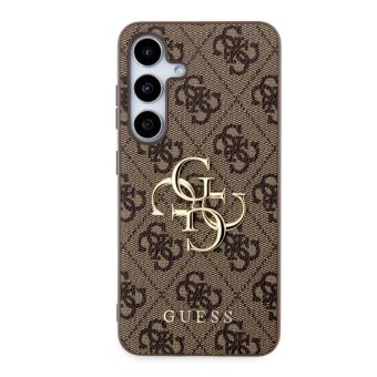Obal Guess PU 4G Metal Logo Samsung Galaxy S24+ 5G S926 GUHCS24M4GMGBR Brown
