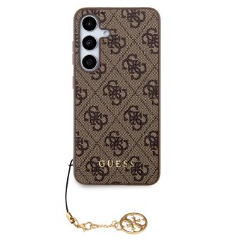 Obal Guess 4G Charm Samsung Galaxy S24+ 5G S926 GUHCS24MGF4GBR Brown