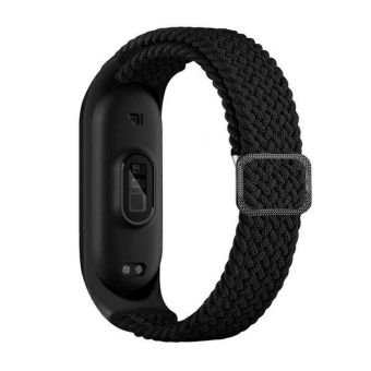 Beline remienok na Xiaomi Mi Band 9/8 Nylon Čierny