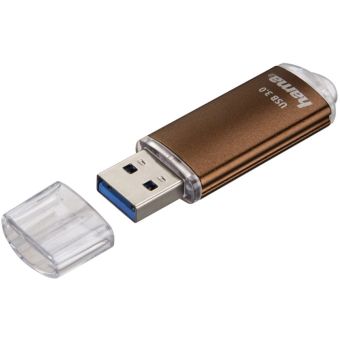 Hama FlashPen Laeta, USB 3.0, 64 GB, 70 MB/s, hnedý