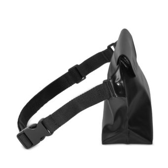 PVC Vodeodolná taška (pláž, ochrana pred dažďom) - čierna