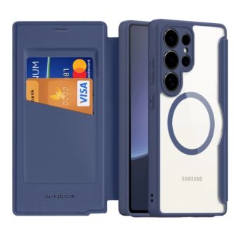 Obal Dux Ducis Skin X Pro Book MagSafe Samsung Galaxy S25 Ultra 5G S938 modrý