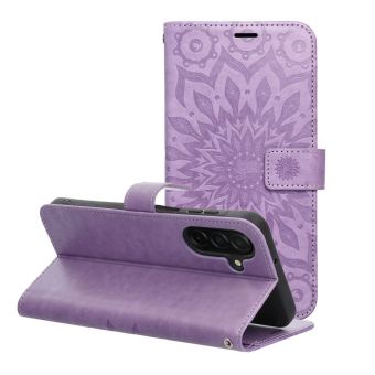 Obal MEZZO Book case Samsung Galaxy A26 5G A266 mandala fialový
