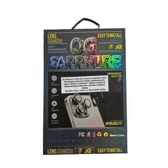Ochranné sklo na fotoaparát OG Sapphire Samsung Galaxy S24 Ultra 5G S928 transparentné